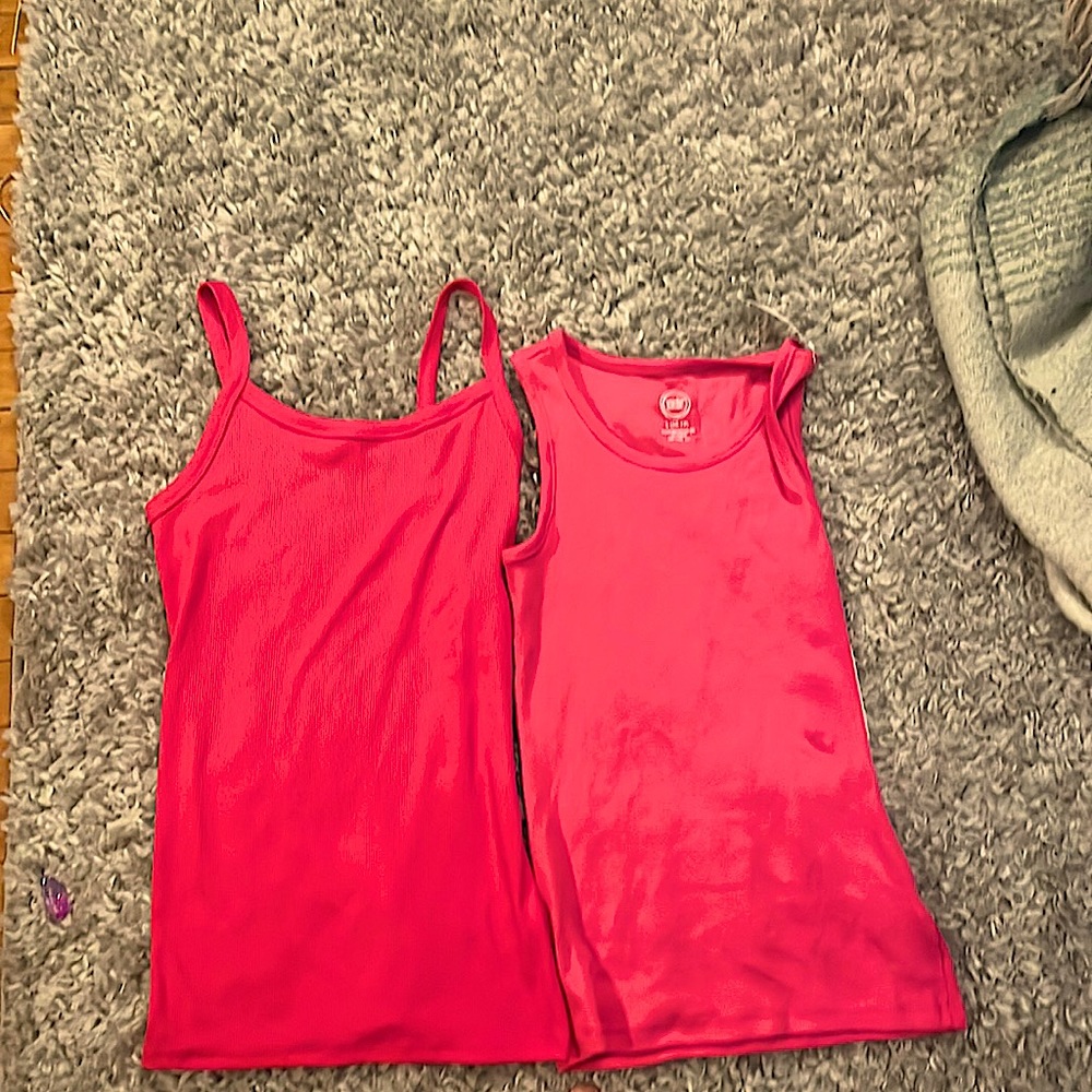 PINK GIRLS TIGHT TANKTOP